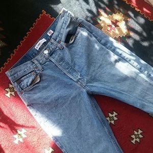 RE/DONE High Rise Straight Leg Jeans